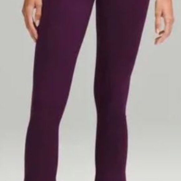 NWT lululemon Align Mini-Flare Pant *XShort Dark Magenta - Picture 2 of 4